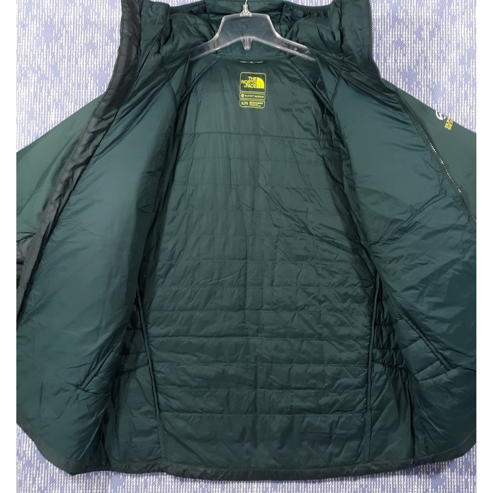 The North Face Summit Series Puffer Down Parka Jacket Hooded Mens XL Green - Picture 8 of 12